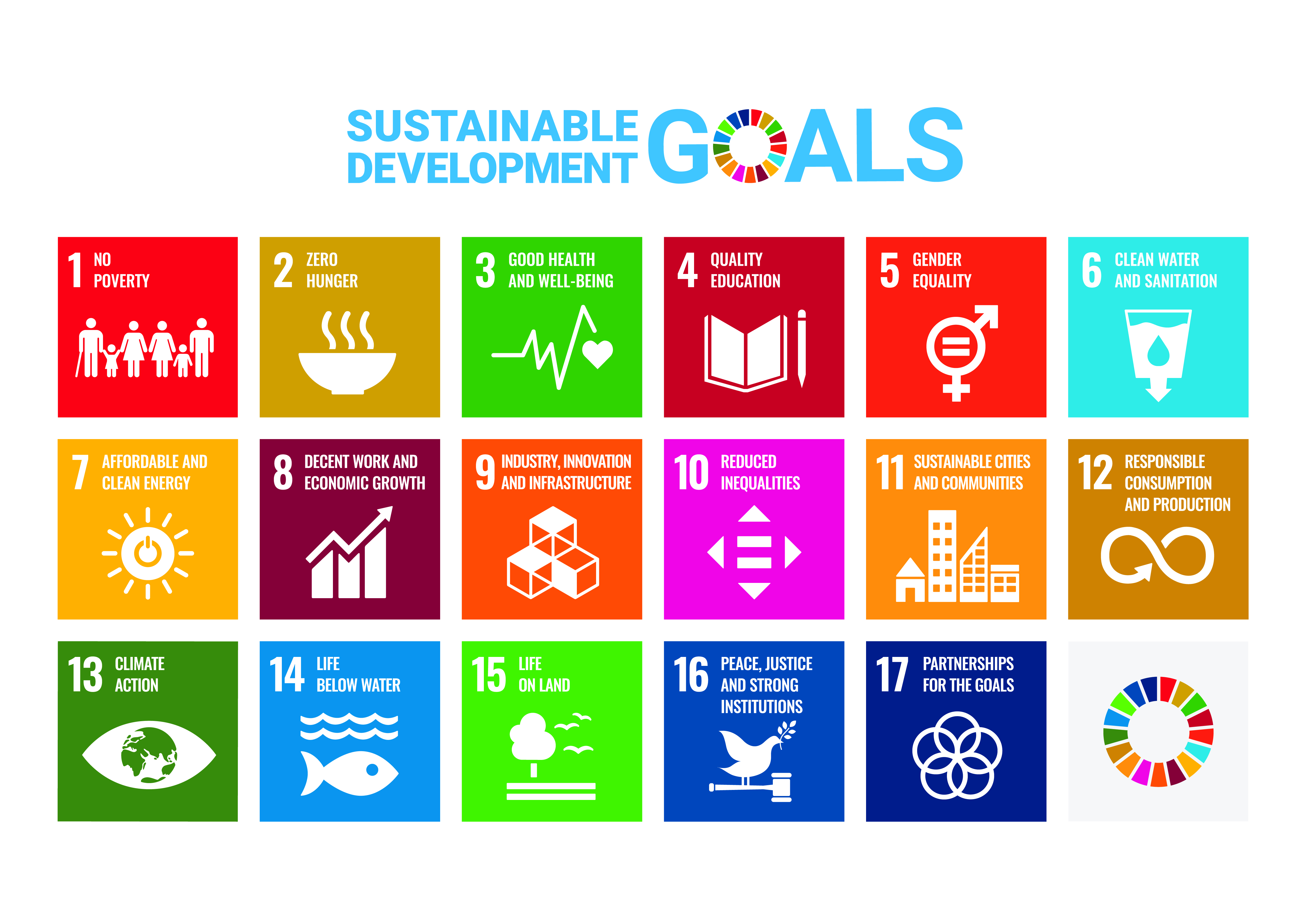 UN's 17 SDGs